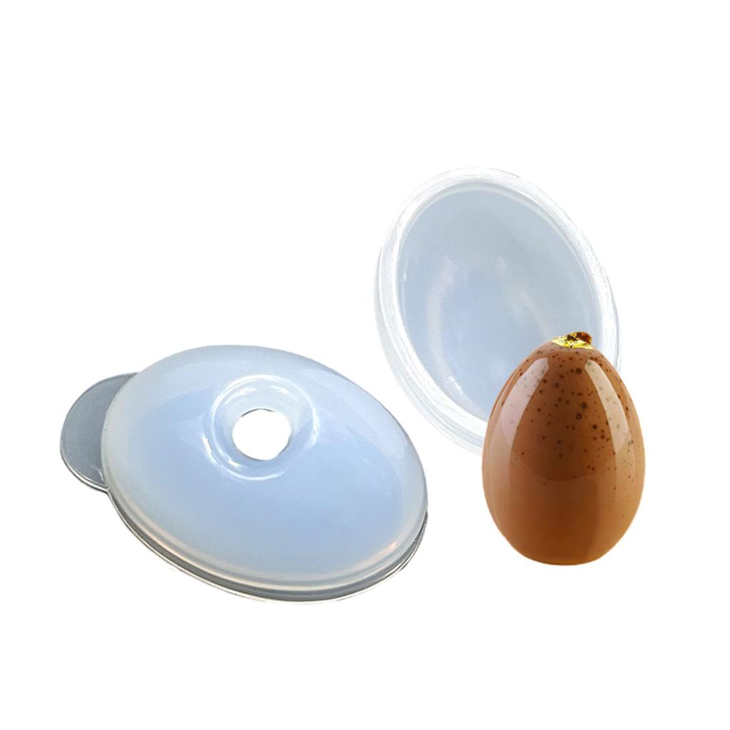 3D Egg Shape Silicone Molds Fondant Fondant Cake Molds Making Pastry Chocolate Molds Baking Decorating Tool Nonstick