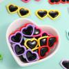 50pcs Cabochons Resin Mini Sunglasses Heart-Shaped Simulation Toy Patch Resin Ornaments  Scrapbook