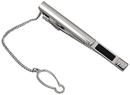 

DAKS tie pin tie bar traditional brand rhodium DT5080