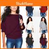 Soft And Cozy Women's Long Sleeve Baggy Pullover Top Knitted Oversized Sweater Jumper