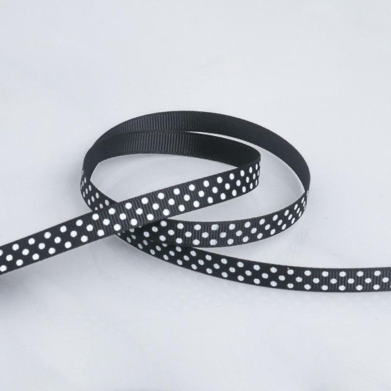 Dot Ribbon Colorful Ribbon Polka Threaded Ribbon Head Hair Accessories Hair Clip Bow Material Dot Ribbon Elegant Home Decorating Activity Supplies