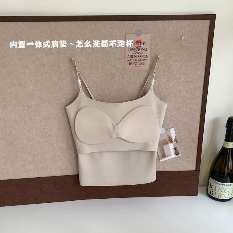Women Summer Thin Strappy Comfortable Push Up Wireless Bra For Small Chest