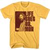 Big Lebowski La Vita Continua T-shirt da Uomo Jeff Bridges Commedia Dude Foto Bowling