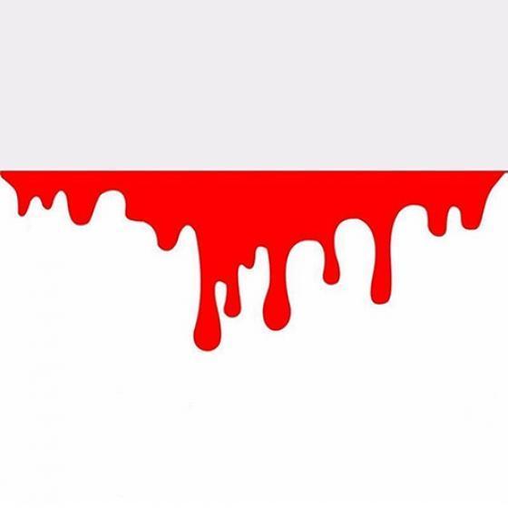 Reflective Red Blood Bleeding Car Sticker Car Decals Rear Front Headlight Sticker