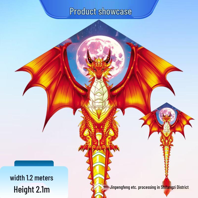 Winged Dragon Kite: High-End Cartoon Kite for Kids