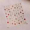 1PCS French Jelly Nail Stickers Dreamy Bubble Meteor Butterfly Star Moon Self Adhesive Stickers For Nail DIY Nail Art Decoration