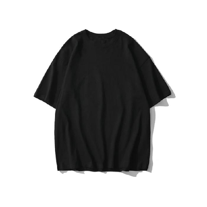 Sommer Einfarbig Reine Baumwolle T-Shirts Damen Harajuku Übergroß Kurzarm Y2k Tops Unisex Koreanische Streetwear Lässig Basic T-Shirt Weiblich Gute Qualität