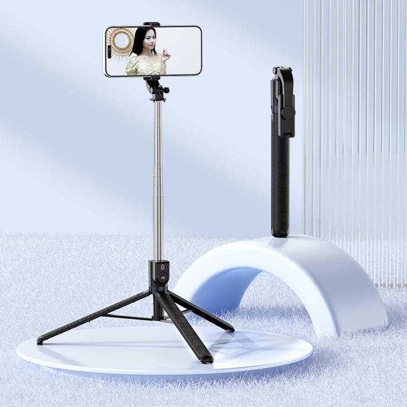 1.7m Portable Selfie Stick & Tripod with Bluetooth Remote for Live Streaming