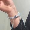 Chinese Style Nezha Aobing Derivative Beaded Bracelet Anime Couple Bracelets Simple Retro Stretch Bracelet Jewelry Gifts