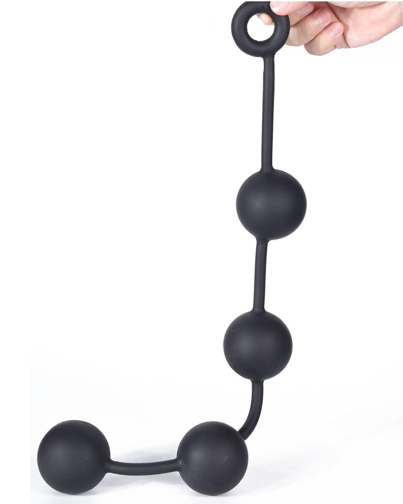Anal Beads Anal Plug Big Anal Pearl Long Dildo 40mm Ball Anal Expansion Silicone Anal Dildo Anal Plug Anal Ball Anal Plug 4 Bead Shape Anal Blag For