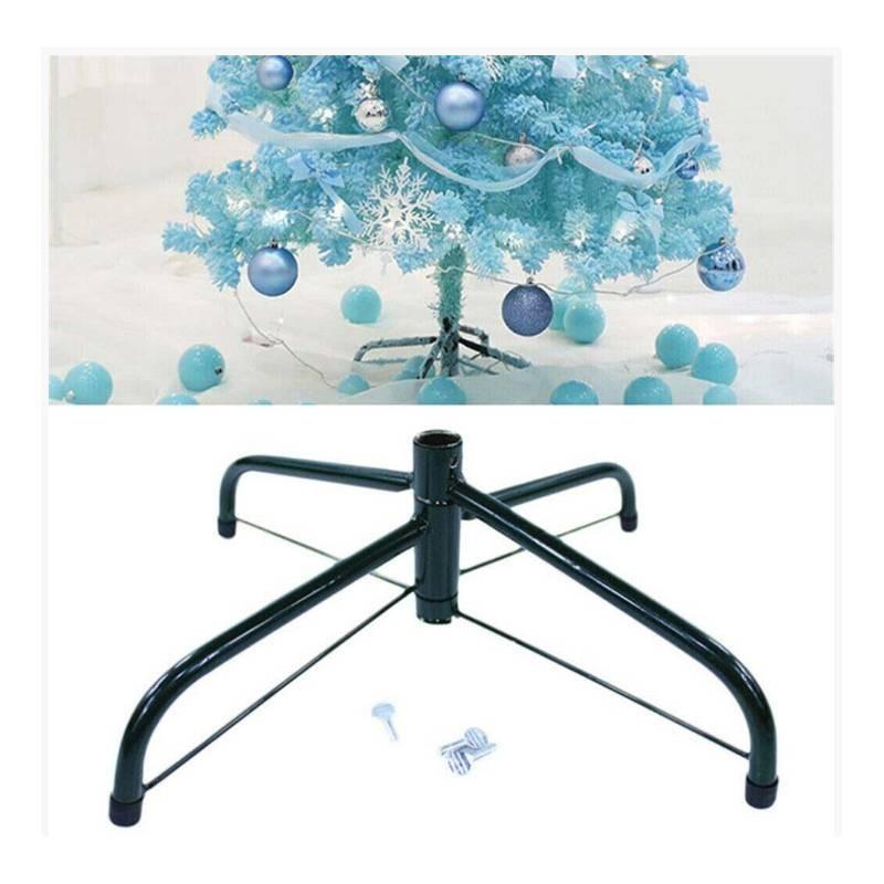 Green Tree Christmas Metal Stand Holder Bases Xmas Decoration Tools Durable