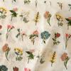 Exquisite Hollow Lace Flower Embroidery Fabric Floral Plants Cotton Gauze Fabric For Diy Sewing Baby Clothes Shirts Garments