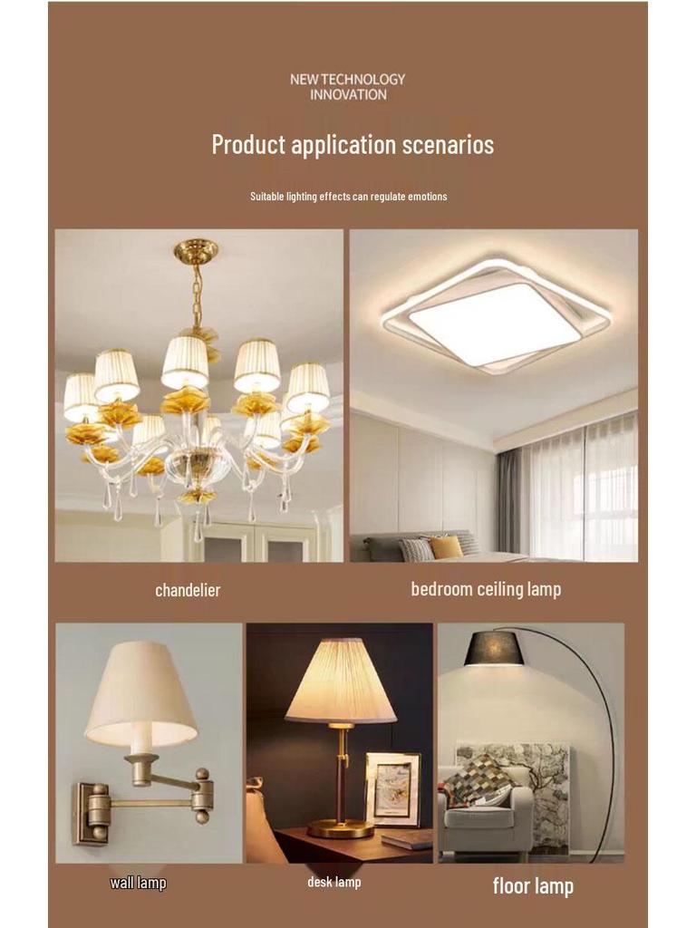 Superhelle LED Energiespar-Schraubglühbirne - E27/E14 Dreifarbige Maiskolbenlampe