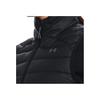 Under Armour Solid Color Logo Zip Collar Vest Women Black 1372647-001