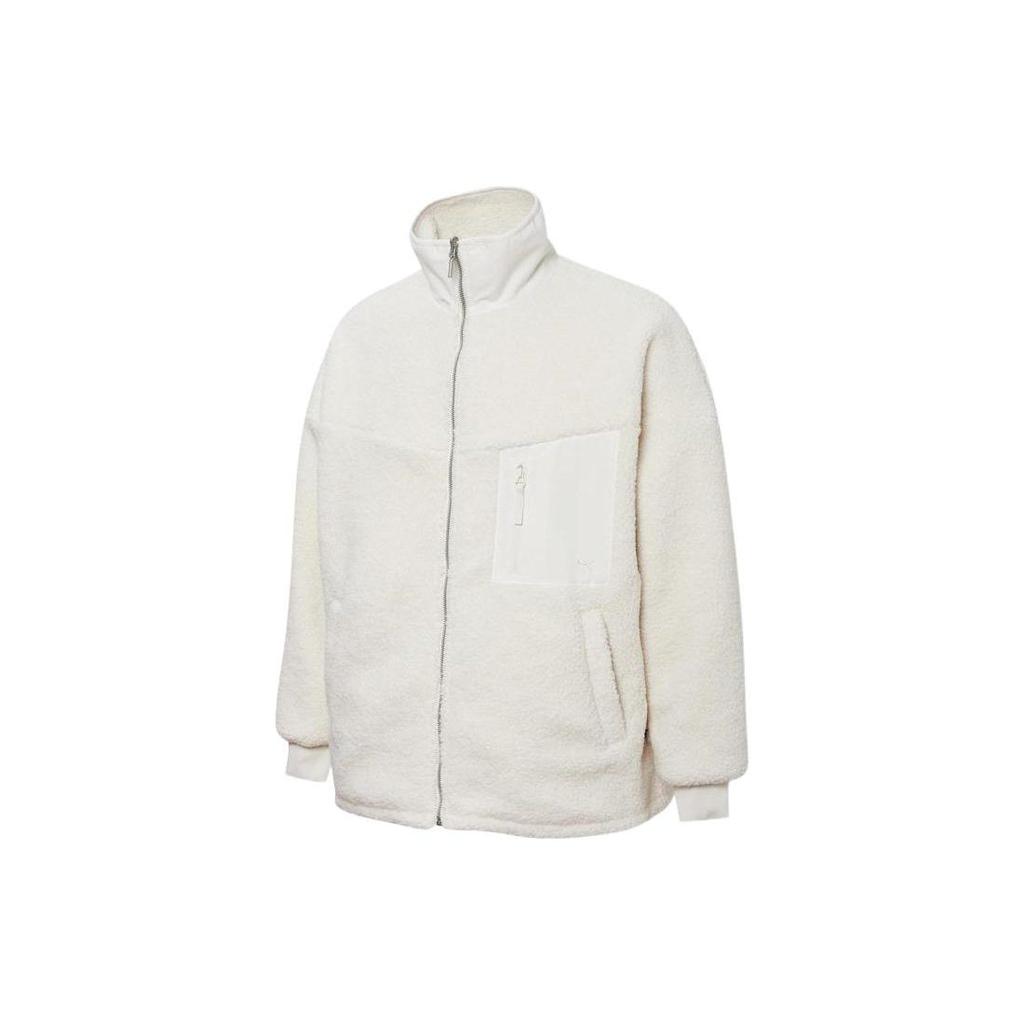PUMA Mmq Series Velvet feel Coat Unisex White 534744-65