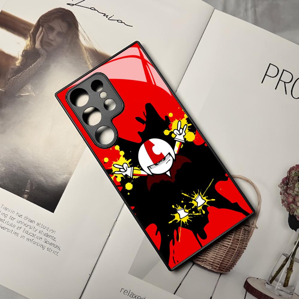 Cute Kick Buttowski Cartoon Phone Case For Samsung Galaxy S25 S24 S23 S22 S20 S21 Note20 Ultra Plus Fe Colored Silver Cover