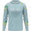 Men Women Quick Dry UV Protection Fishing Hoodie Lightweight Breathable Outdoor Sport Shirt Summer
