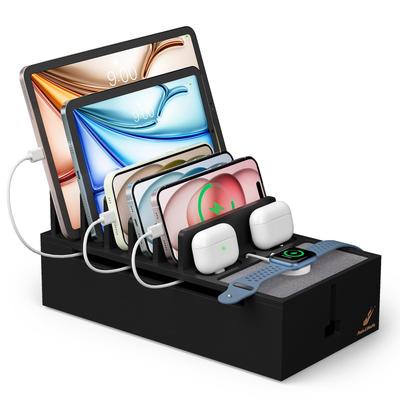 Pezin Hulin Charging Holds 8 Compatible with and Black Outlets and Charging Harbors Are Not Included and Must Be Purchased & Station, All-Device