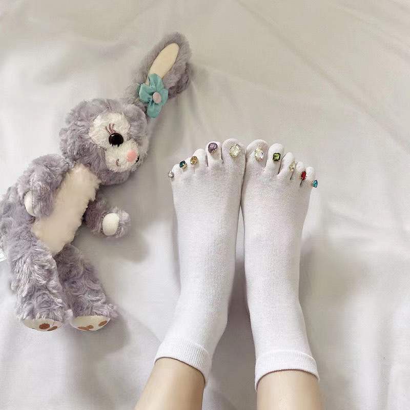 Buy Toe Socks Funny Socks Masonry Socks High Tube Men Women Cotton