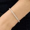 Hyeres-lor Essence Silver (W) Crown Tennis Bracelet 3mm HL4B5B401W9
