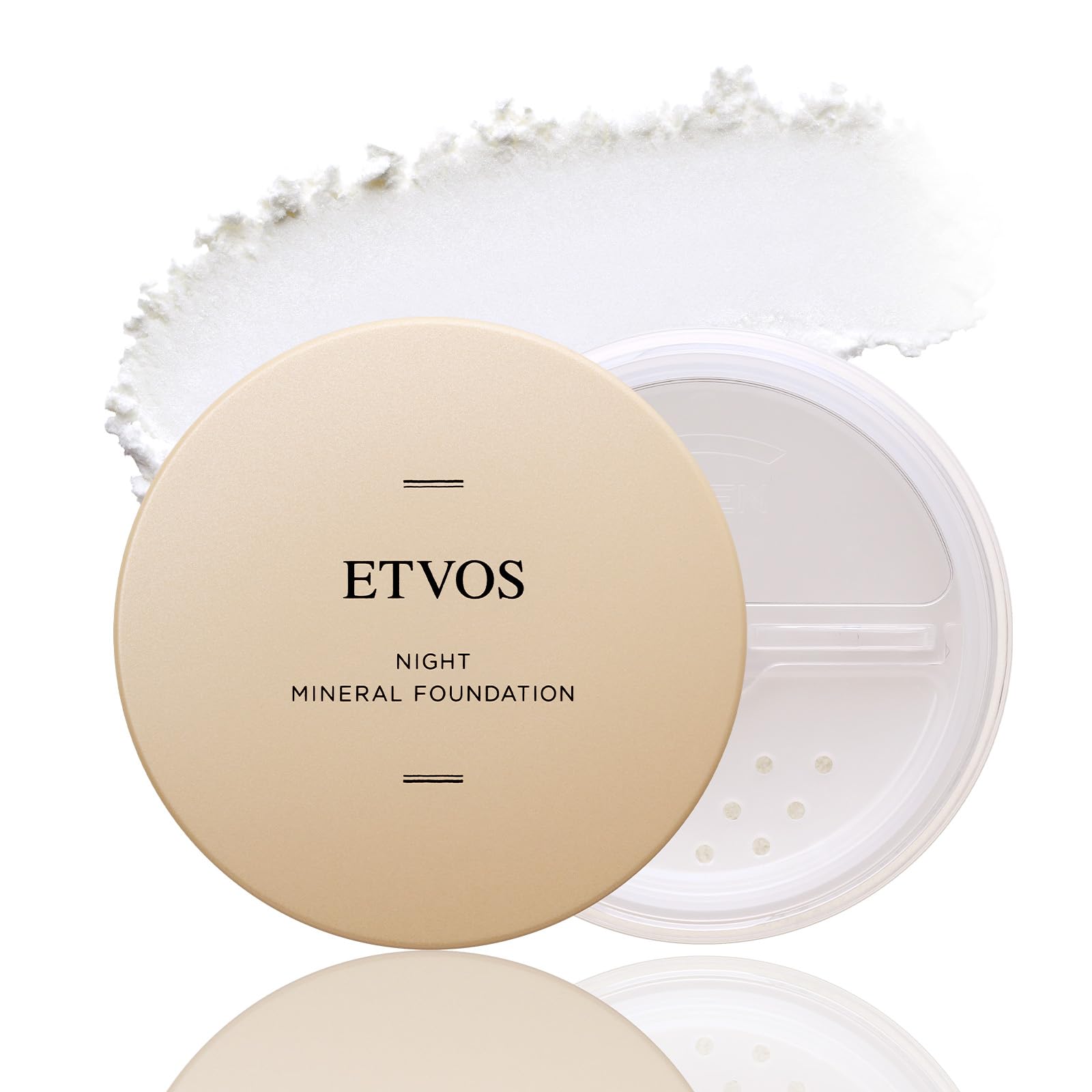 

ETVOS Night Mineral Foundation 5g (Makeup Base, Face Powder, Glowing, Sebum Absorbing, Stays on, Sleeps on, Sensitive Skin, Mineral)