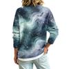Women's Casual Long Sleeve Jacket with Halloween Print for Holiday Parties