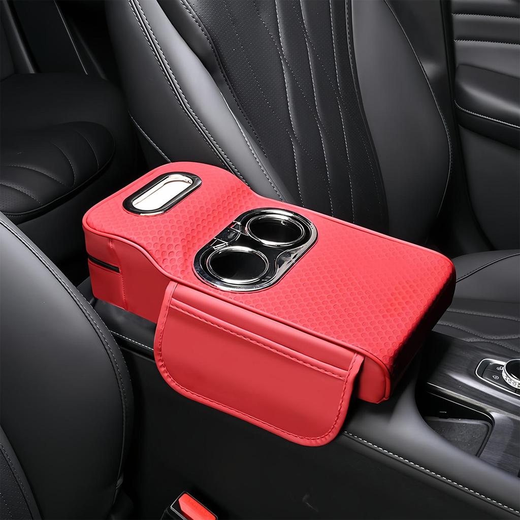 Car Armrest Pad Long-Lasting Organization With Elastic Strap Armrest Cover For Car For Family Adults Men Women Automotive