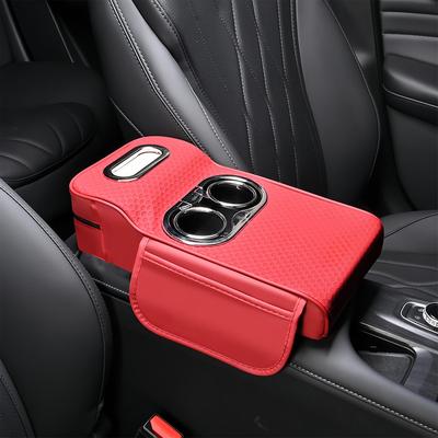 Armrest Storage Box Heavy Duty Ergonomic Non Slip Organization Car Console Organizer For Family Adults Men Women Automotive