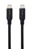 Elecom USB Type-C & Type-C Cable, USB PD Compatible, 100W, 1m, Black [Compatible with iPhone 16 Series] MPA-CC1G10BK