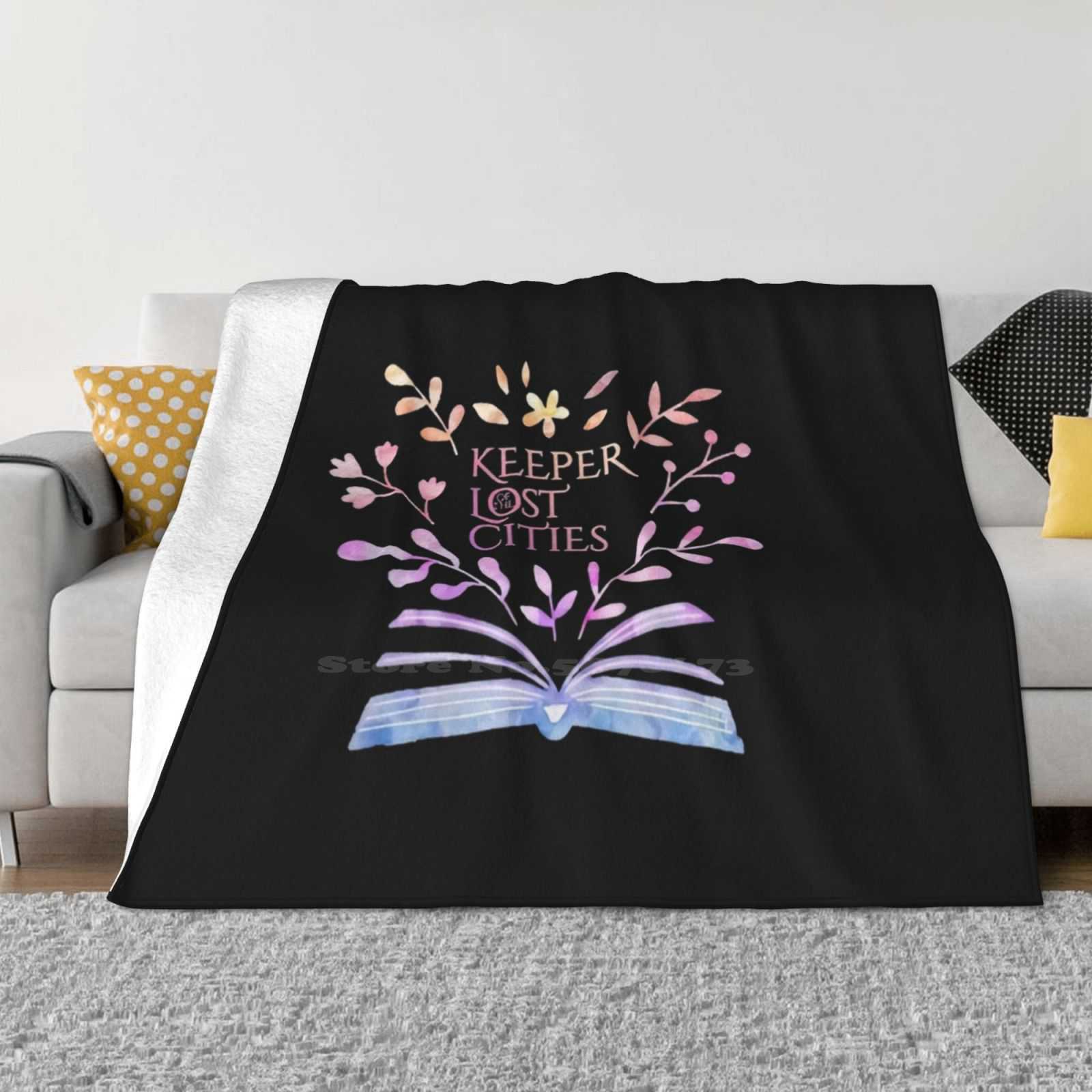 Keeper Of The Lost Cities Flower Creative Design Comfortable Warm Flannel Blanket Shannon Messenger Keeper Of The Lost Cities 30x40in