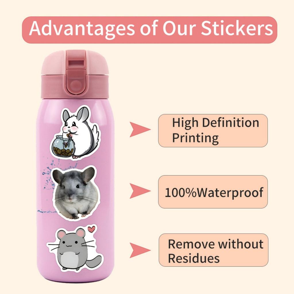 110pcs Suitcase Stickers Waterproof Stickers Scooter Computer Tablet Cartoon Decoration