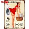 Retro Metal Tin Sign Living Room Wall Decor 20x30cm