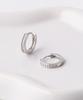 Dana Burton [925 Silver] Brilliant Pavé One-Touch Earrings