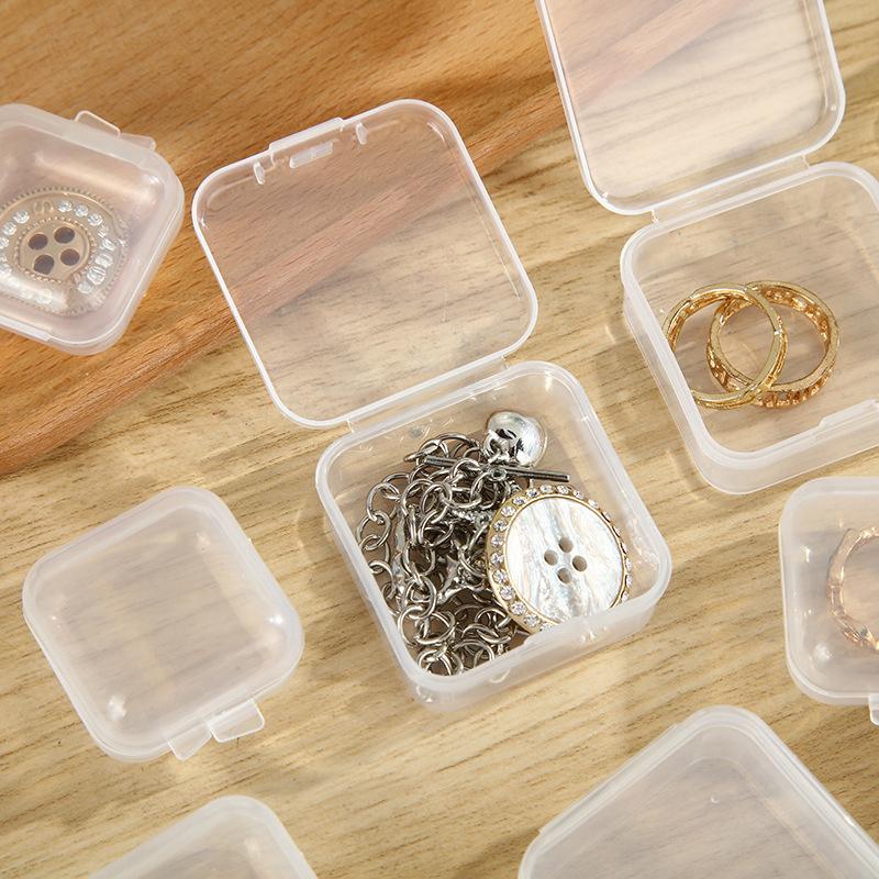Pp Aufbewahrungsbox Mini Transparenter Kunststoffbehälter Quadratisch Rechteckig Verpackungsbox Für Schmuck Perlen Kleine Gegenstände