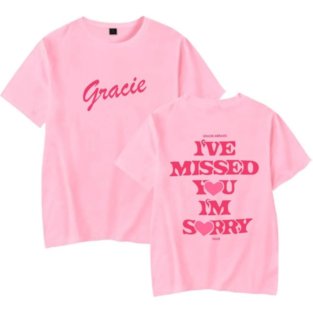 Gracie Abrams Te Perdido, Soy Lo Siento Merch, Camiseta De Manga Corta, Top Unisex De Moda Con Cuello Redondo