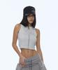 Gillaakaibeu Lettering Graphic Military Cap_Black