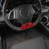 Red Steering Wheel Lower Cover Trim Bezels for Chevrolet Camaro 2016+Accessories