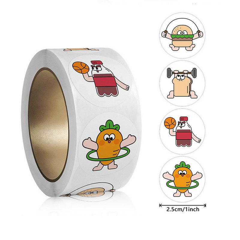 Wholesale New Kids' Motivational Stickers Cute Animal Reward Sticker Friendly Campus Office Classification Self-Adhesive Labe