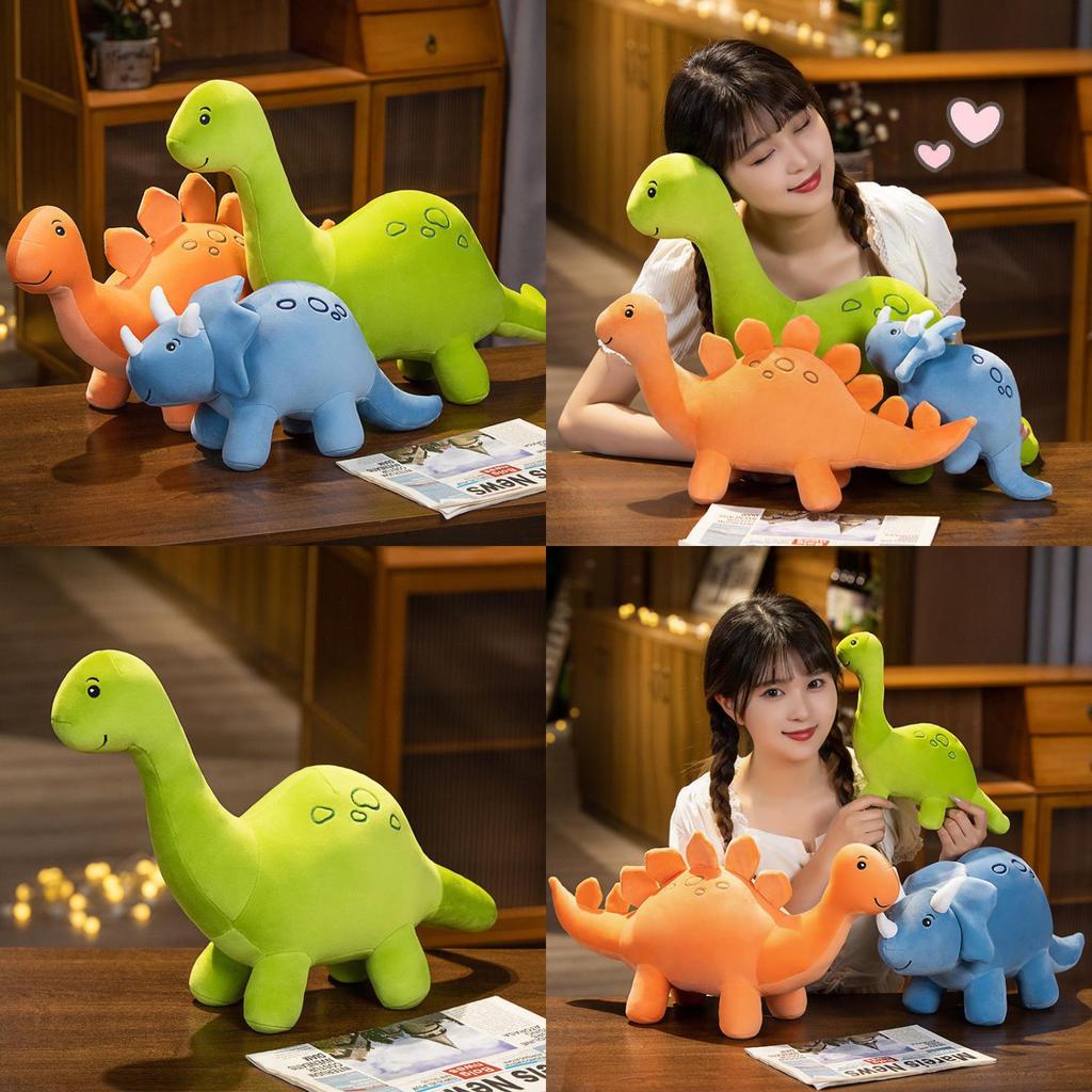 Dinosaur Plush Toy Long-necked Dinosaur Stuffed Animal Pillow For Kids And Babies Soft And Cuddly Sleeping Companion Characters)