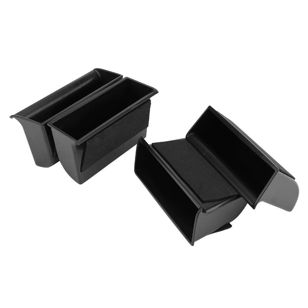 Gorgeri 4pcs Car Interior Door Storage Box Handle Pocket Armrest Phone Container LR4 Discovery 4 2009-2016