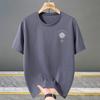 Men's Plus Size Compass Print T-Shirt – Back Graphic Crew Neck Short Sleeve Tee (5XL-13XL)