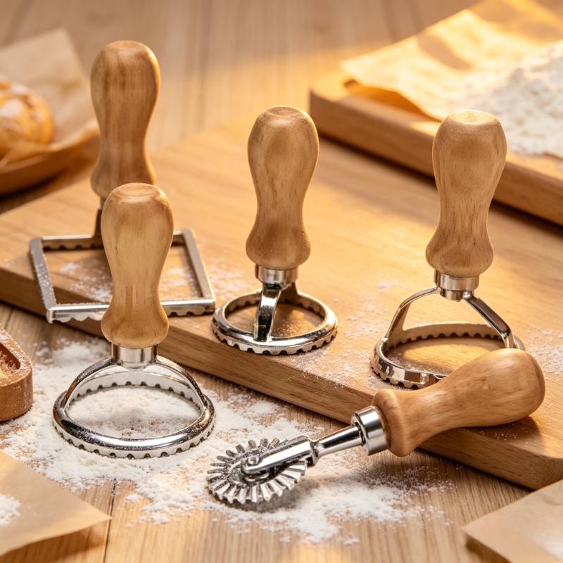 Stainless Steel Ravioli Cutter Set Pasta Press Maker Mold Ravioli Stamp Pastry Wheel Ravioli Stamp Set Kitchen Baking Tool