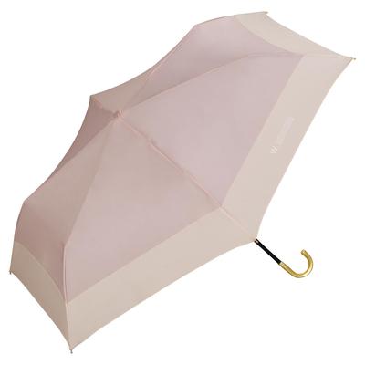 Folding Suitable for Sun and 49cm Gold Perfect for Commuting and Wpc. Umbrella, Mini, Pink, Rain, Ribs, 160g, Lightweight, Two-Tone Design, Stylish,