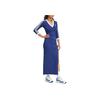 Adidas Originals Adicolor Classics 3-Stripes Maxi Dress With V-Neck And Half Sleeves Women Dress Navy IP2987