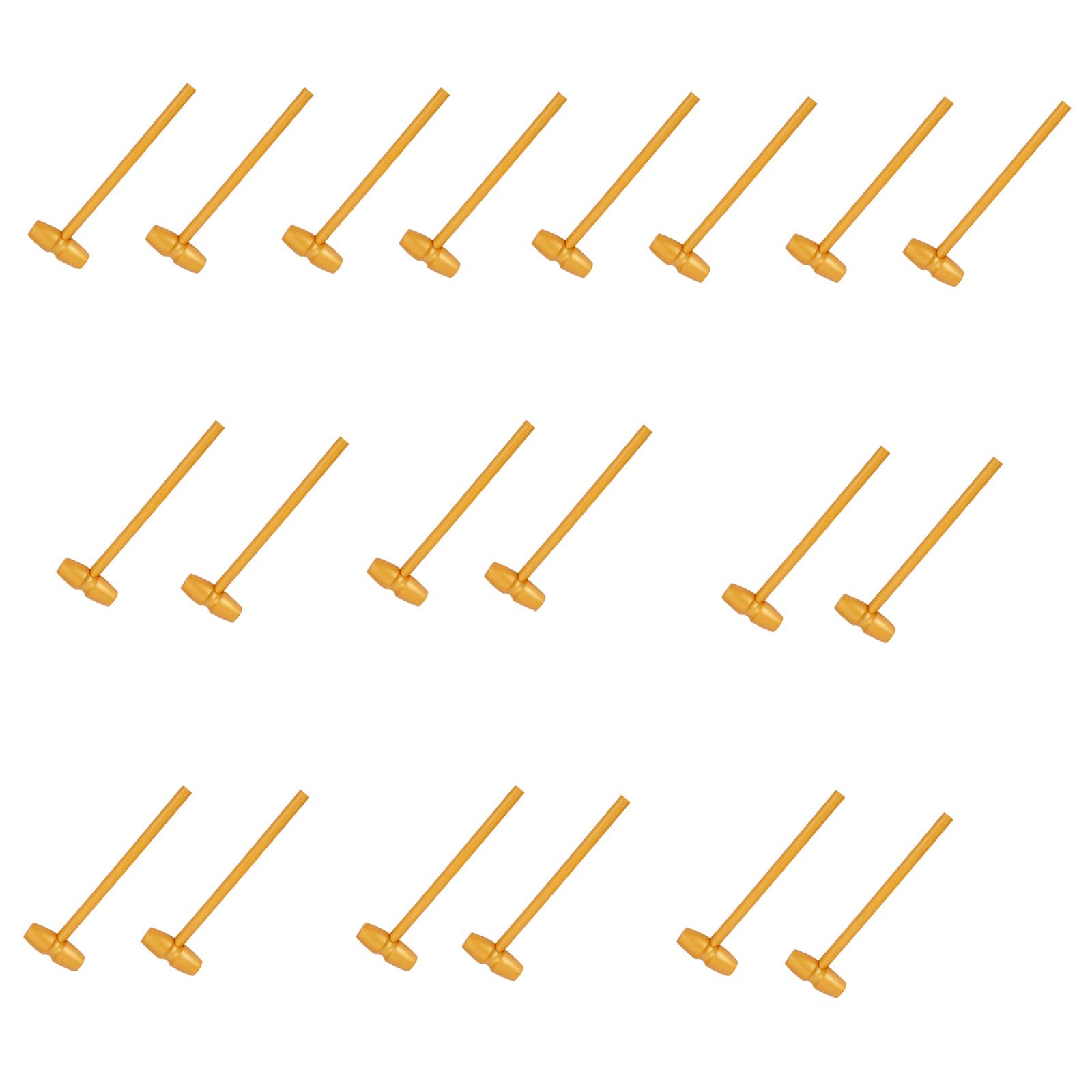 

20 шт. Шоколадные морепродукты Деревянные молотки-хармеры Маленькие киянки Игрушка для стукания Молоток для краба для детей Мальчиков Девочек C