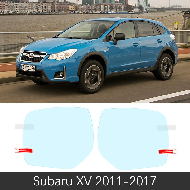 for Subaru XV Crosstrek WRX STI 2011~ Full Cover Rearview Mirror Rainproof Anti Fog Film Accessories 2012 2014 2016 2018