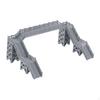 1:87 DIY Train Railway Kits Footbridge Simulation Model Pedestrian Bridge for