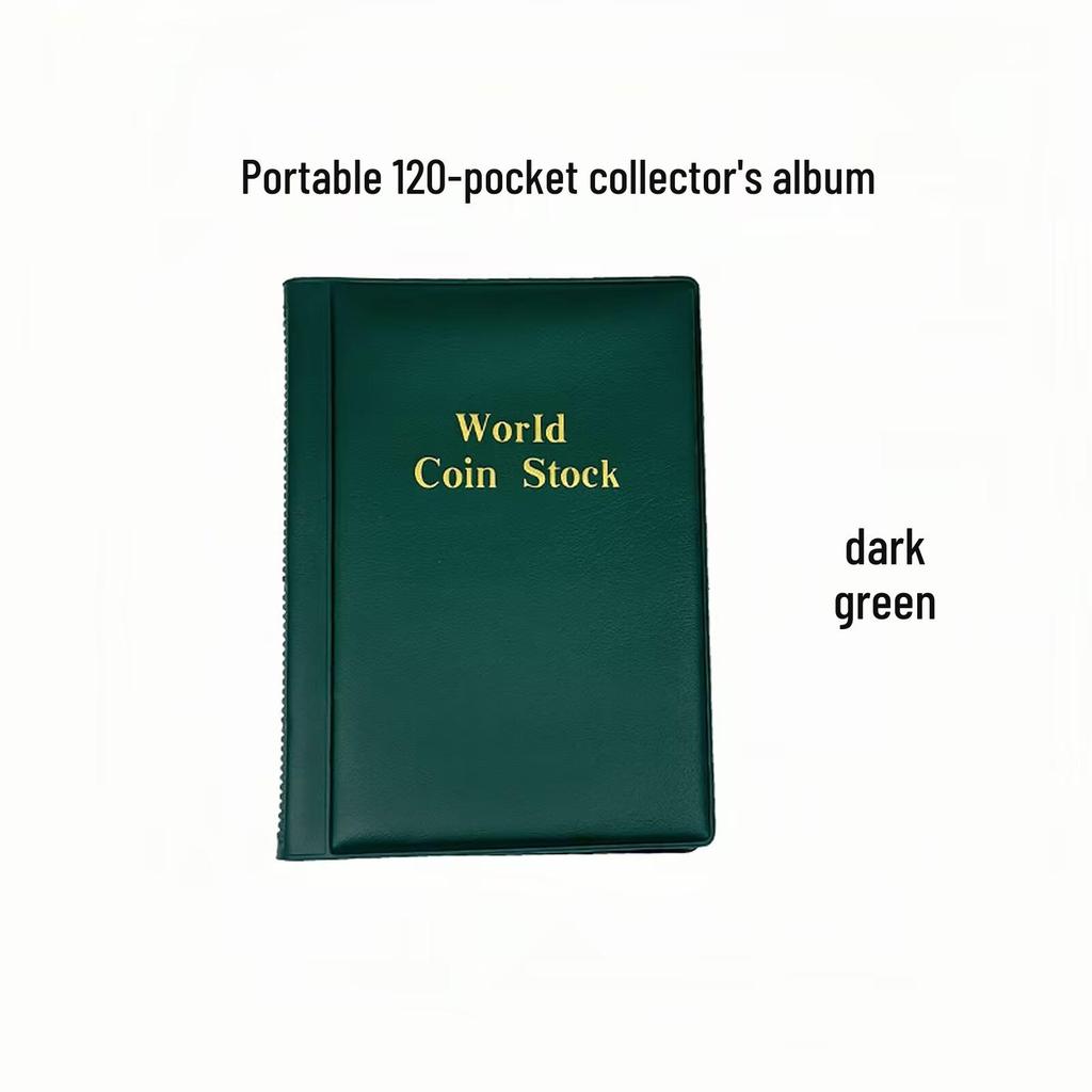 120-Pocket Large Capacity Coin Collection Album for Ancient and Commemorative Coins