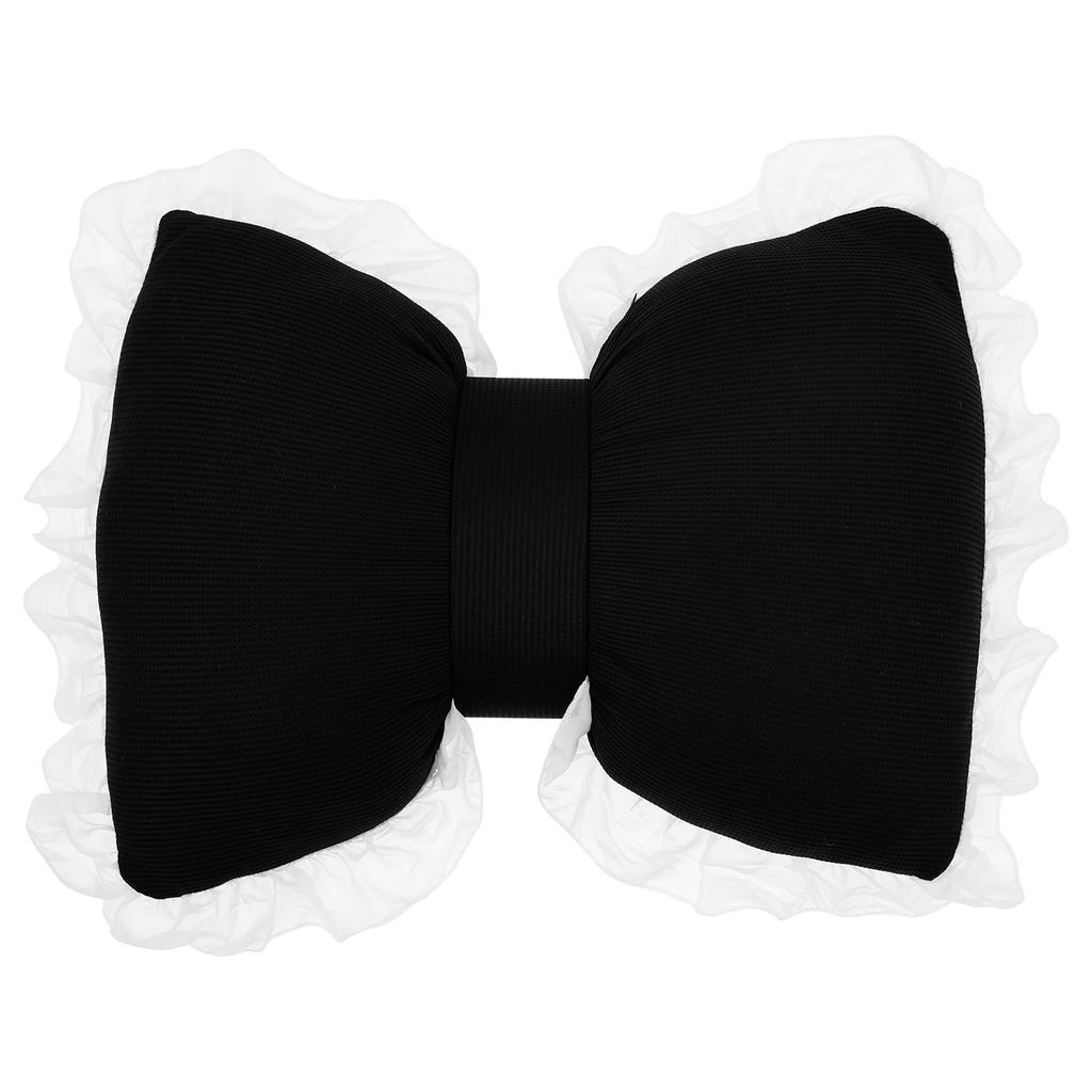 Bow Throw Pillow Soft Waist Fitting Fluffy PP Cotton Filling Cushion Ins Style Room Decor Bow Pillow for Bed Couch Living Room