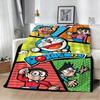 D-Doraemon Movie Anime Film Cartoon 3D Flannel Blanket Soft Throw Blanket Art For Home Decor Bedroom Bed Sofa Picnic Fans Gift